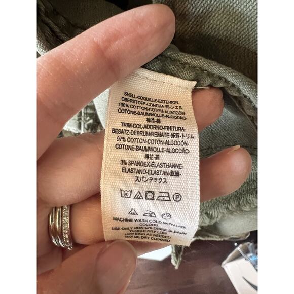 Free People Military-style Passenger Jacket Small Moss Green Fashion Long Coat - Picture 9 of 16